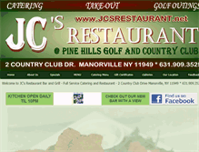 Tablet Screenshot of jcsbarandgrill.net